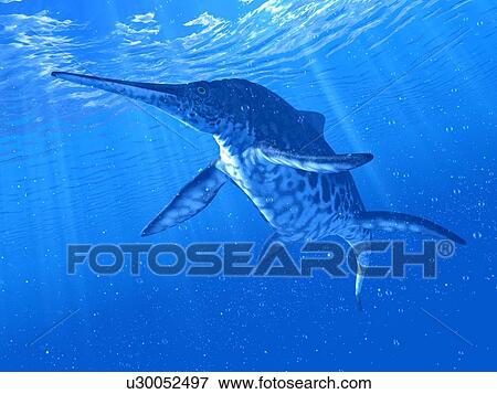 Illustration of a Shonisaurus View Large Photo Image Stock Photo - Illustration of a Shonisaurus. Fotosearch