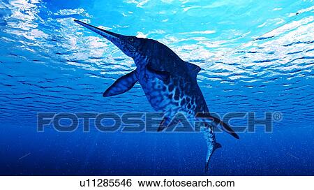 Illustration of a Shonisaurus View Large Photo Image Stock Photograph - Illustration of a Shonisaurus. Fotosearch