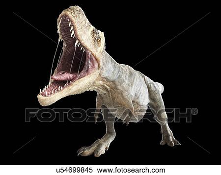 Stock Photography - Illustration of a T-rex. Fotosearch