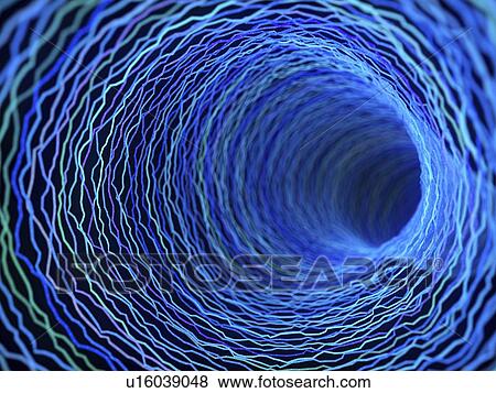 Illustration of an abstract plexus tunnel View Large Photo Image Stock Photo - Illustration of an abstract plexus tunnel. Fotosearch