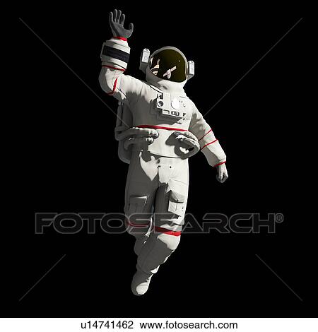 Illustration of an astronaut in space View Large Photo Image Stock Image - Illustration of an astronaut in space. Fotosearch