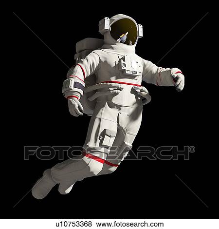 Illustration of an astronaut in space View Large Photo Image Stock Photo - Illustration of an astronaut in space. Fotosearch