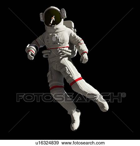 Illustration of an astronaut in space View Large Photo Image Stock Photo - Illustration of an astronaut in space. Fotosearch