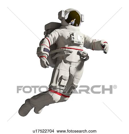 Picture - Illustration of an astronaut. Fotosearch