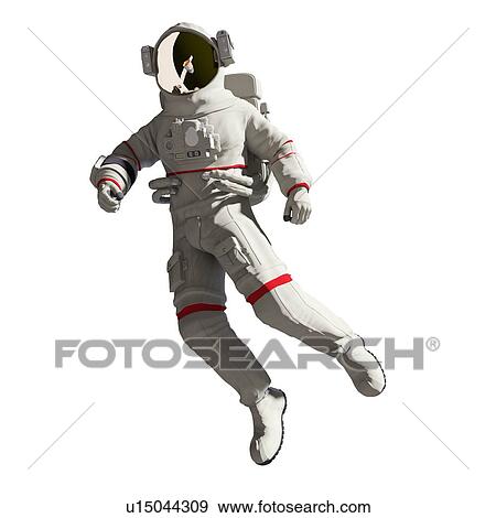 Stock Photo - Illustration of an astronaut. Fotosearch