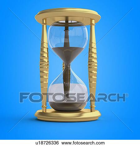 Illustration of an hour glass View Large Photo Image Stock Photograph - Illustration of an hour glass. Fotosearch