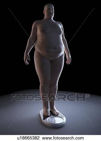 Illustration of an obese man on a scale View Large Photo Image Stock Image - Illustration of an obese man on a scale. Fotosearch