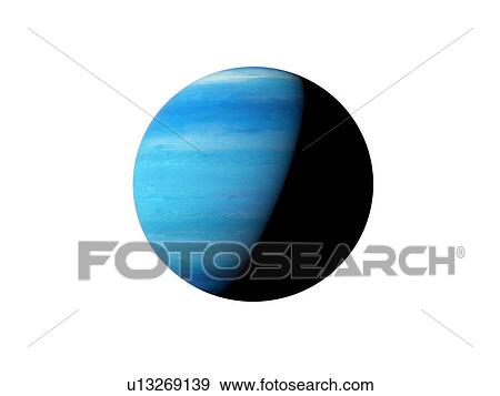 Stock Photo - Illustration of Neptune. Fotosearch