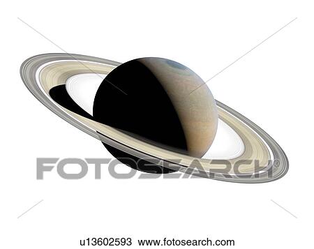 Stock Image - Illustration of Saturn. Fotosearch