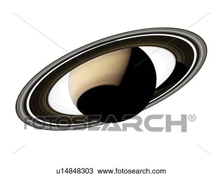 Stock Image - Illustration of Saturn. Fotosearch