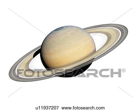 Stock Photo - Illustration of Saturn. Fotosearch
