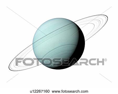 Stock Image - Illustration of Uranus. Fotosearch