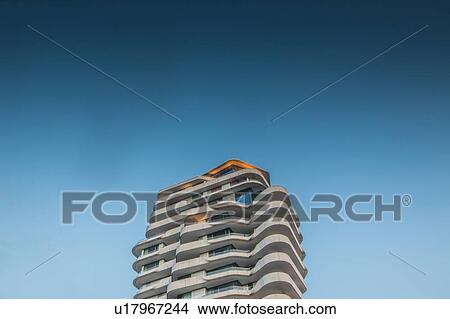 Marco Polo Tower, Hafen City, Hamburg, Germany View Large Photo Image Picture - Marco Polo Tower, Hafen City, Hamburg, Germany. Fotosearch
