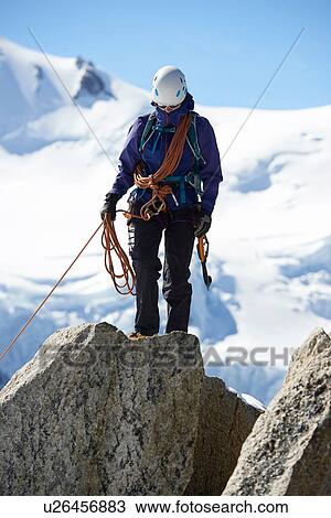 Mountain climber, Chamonix, Rhone-Alps, France View Large Photo Image Stock Image - Mountain climber, Chamonix, Rhone-Alps, France. Fotosearch