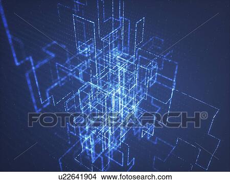 Network, abstract illustration. View Large Photo Image Picture - Network, abstract illustration.. Fotosearch