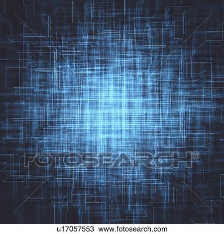 Stock Image - Network, abstract illustration.. Fotosearch