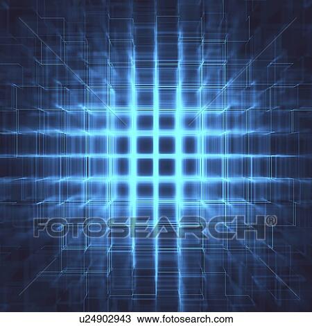 Stock Image - Network, abstract illustration.. Fotosearch
