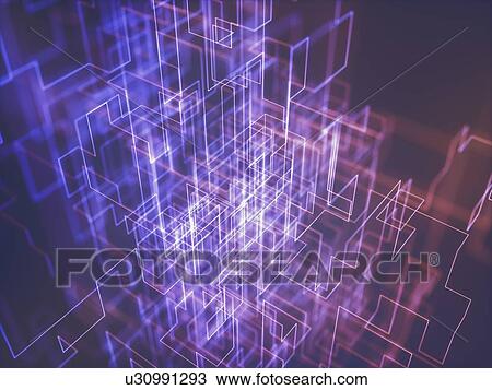 Network, abstract illustration. View Large Photo Image Stock Image - Network, abstract illustration.. Fotosearch