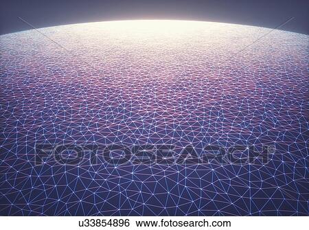 Stock Photograph - Network, abstract illustration.. Fotosearch