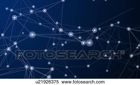 Stock Photography - Network connections, illustration. Fotosearch