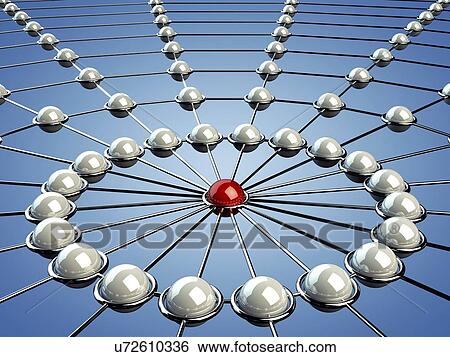 Stock Photograph - Network, illustration. Fotosearch