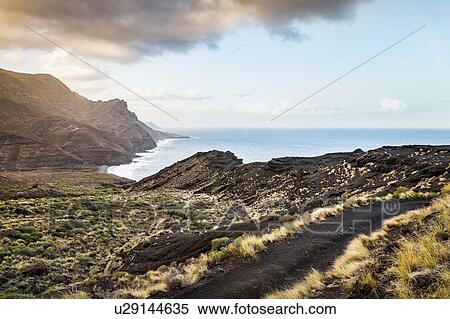 Stock Photography - North West coast of Gran Canaria near Agaete, Canary Islands, Spain. Fotosearch