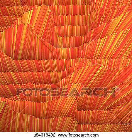 Stock Image - Orange abstract background, illustration. Fotosearch