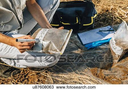 Organic soil certification inspector marking samples. View Large Photo Image Stock Image - Organic soil certification inspector marking samples.. Fotosearch