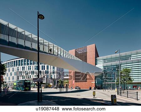 Stock Photo - Paradise street interchange at Liverpool One shopping centre, Liverpool, UK. Fotosearch