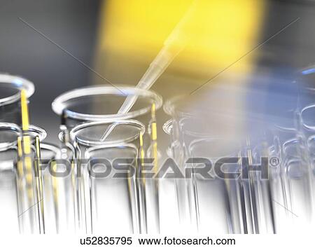 Stock Photography - Pipetting sample. Fotosearch