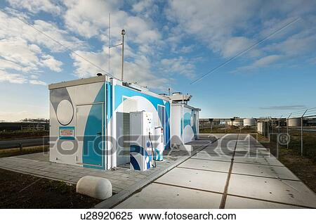 Public transport hydrogen fuel station, Delfzijl, Netherlands. Hydrogen is readily available due to high concentration of chemical industries in this area View Large Photo Image Stock Photography - Public transport hydrogen fuel station, Delfzijl, Netherlands. Hydrogen is readily available due to high concentration of chemical industries in this area. Fotosearch