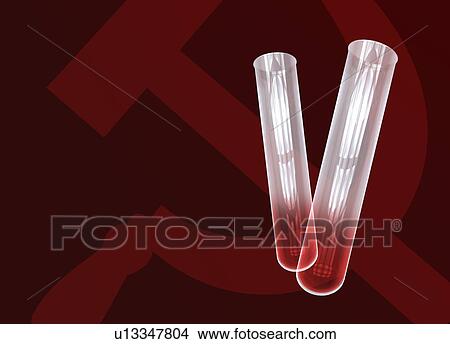 Picture - Russian drug use, conceptual illustration. Fotosearch
