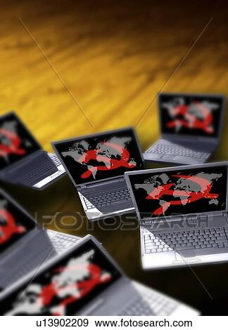 Stock Photo - Russian hacking, conceptual illustration. Fotosearch