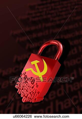 Stock Photograph - Russian hacking, conceptual illustration. Fotosearch
