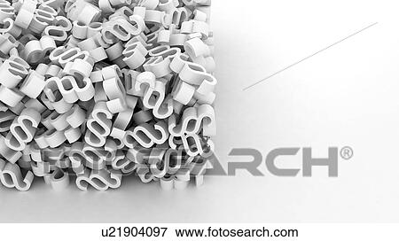 Stock Photo - Section symbols, illustration. Fotosearch