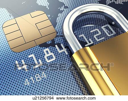 Picture - Secure payment, conceptual illustration. Fotosearch