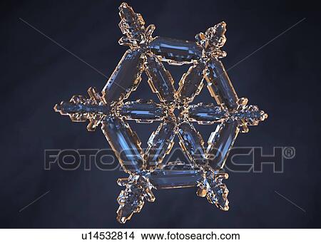 Picture - Snowflake, illustration. Fotosearch