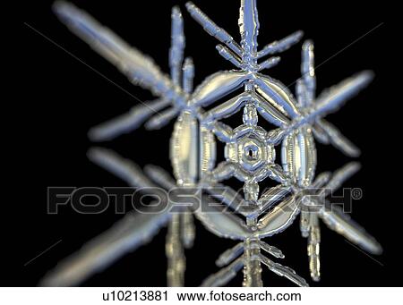 Stock Image - Snowflake, illustration. Fotosearch