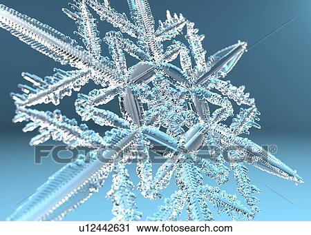 Snowflake, illustration View Large Photo Image Stock Image - Snowflake, illustration. Fotosearch