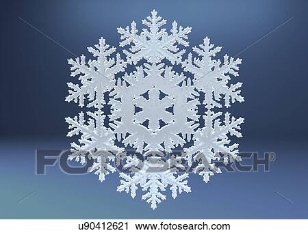 Snowflake, illustration View Large Photo Image Stock Image - Snowflake, illustration. Fotosearch