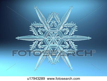 Snowflake, illustration View Large Photo Image Stock Photo - Snowflake, illustration. Fotosearch