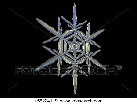 Stock Photo - Snowflake, illustration. Fotosearch