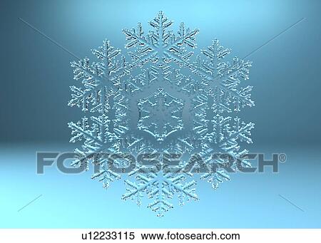 Stock Photography - Snowflake, illustration. Fotosearch