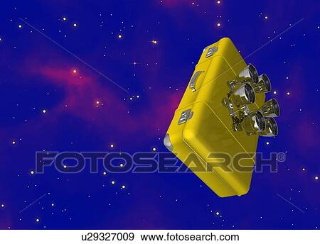 Stock Photo - Space tourism, conceptual illustration.. Fotosearch