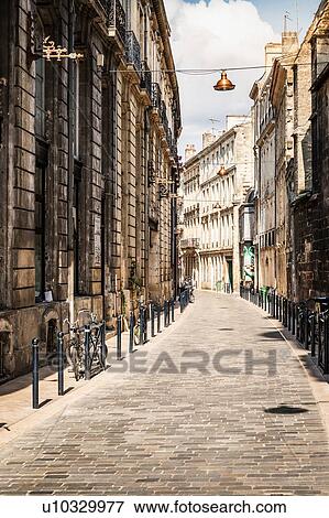 Street scene, Bordeaux, Aquitaine, France View Large Photo Image Stock Photo - Street scene, Bordeaux, Aquitaine, France. Fotosearch