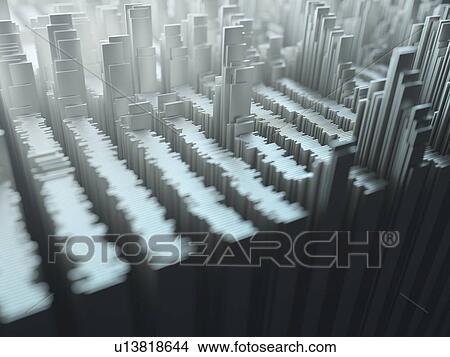 Picture - Structural abstract background, illustration. Fotosearch