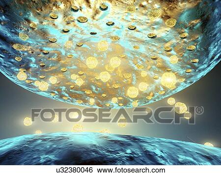Stock Photograph - Synapse, illustration. Fotosearch