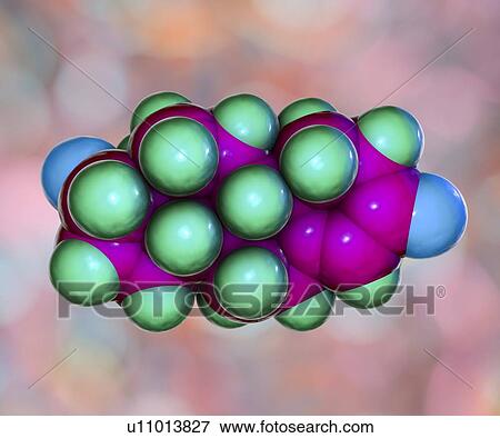 Stock Photo - Testosterone hormone, molecular model. Fotosearch