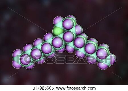 Stock Photography - Thromboxane A2, molecular model. Fotosearch