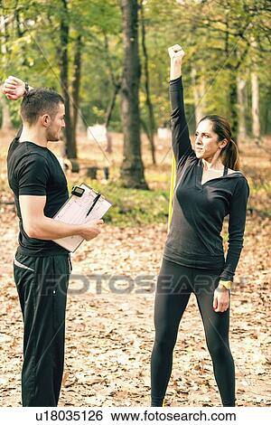 Triceps workout View Large Photo Image Stock Photograph - Triceps workout. Fotosearch